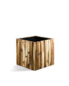 Marrone Cubo 34 - Madera de acacia