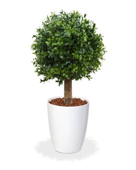 Planta artificial bulbo de boj deluxe 25cm
