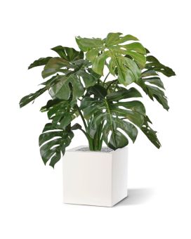 Ramo de Monstera artificial deluxe 75 cm Ignífugo