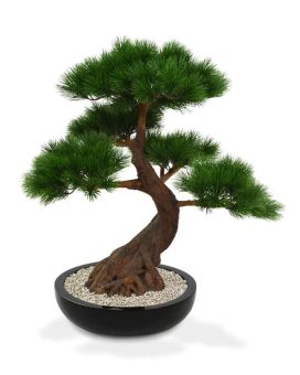 Pinus Bonsai x5 planta artificial de lujo sobre base 80cm