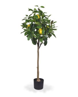 Arbol artificial de limon sobre tronco 120cm
