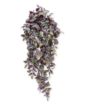 Tradescantia planta colgante artificial 100cm - morado