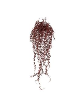 Planta artificial colgante Callisia 70cm UV Borgoña