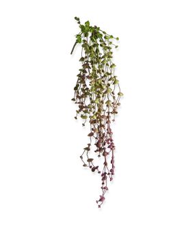 Guisantes artificiales planta colgante 60 cm burdeos