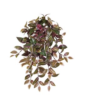 Tradescantia Planta colgante artificial verde/roja 50cm