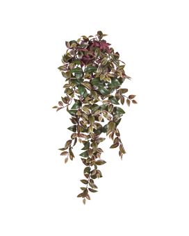 Tradescantia Planta colgante artificial verde/roja 100cm