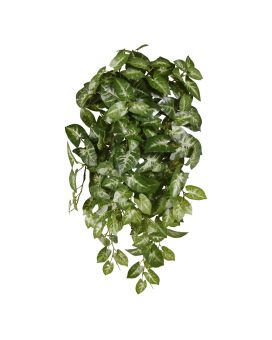 Syngonium Planta colgante artificial 50cm variegada
