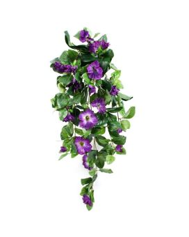 Planta artificial colgante Petunia deluxe 80cm - morado