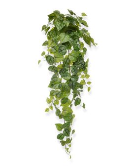Planta colgante artificial Scindapsus Pictus 90 cm