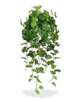 Monstera artificial planta colgante 80 cm verde