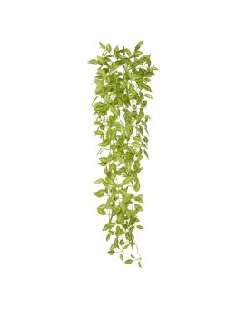 Tradescantia Planta colgante artificial verde variegada 90cm
