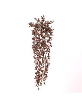Tradescantia Planta colgante artificial morada 90cm