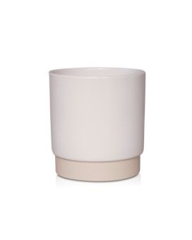 Maceta Eno 13x 13 cm - blanca