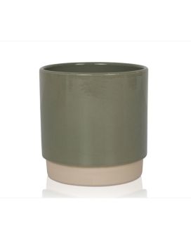 Maceta Eno 13x 13 cm - verde