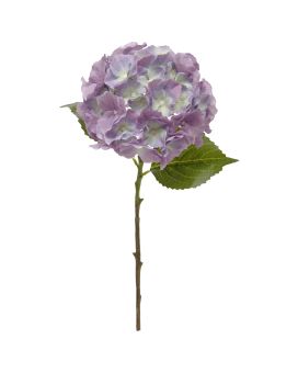 Hortensia flor artificial 50cm morada