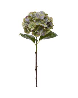 Hortensia flor artificial 50cm verde