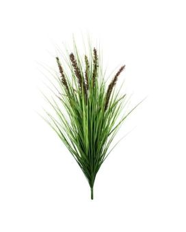 Pennisetum planta de césped artificial Plum 75cm - marrón