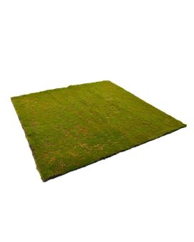 Alfombra de musgo artificial 100x100cm - verde