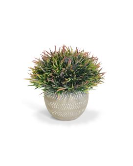 Mini planta de césped artificial Bambú en maceta 14cm
