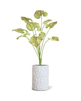 Ramo de Brunnera artificiel 55cm verde-marrón