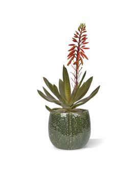 Aloe Vera Planta artificial 30cm rojo