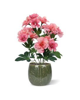 Azalea planta artificial 35cm rosa