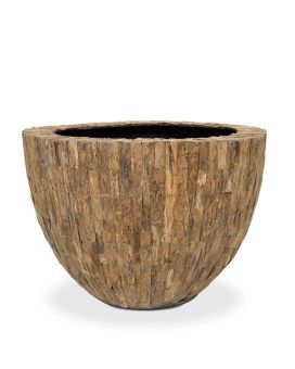 Maceta ornamental Bosco Bowl Plus Cemani 55x40 cm