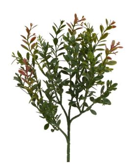 Boj rama artificial 45cm - rojo/verde