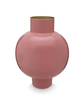 Pip Studio Jarrón Metal Grande Rosa Viejo 31x42cm