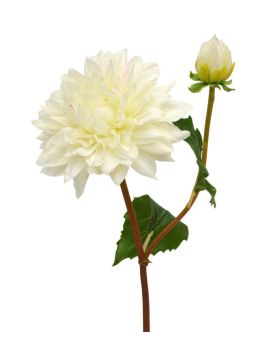 Dalia artificial rama 50 cm crema