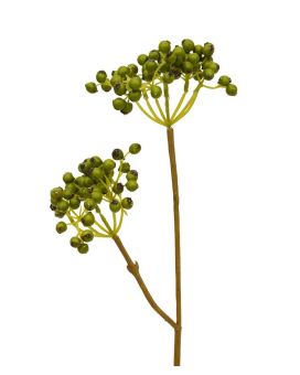 Rama de Bayas Artificiales Deluxe 50 cm verde
