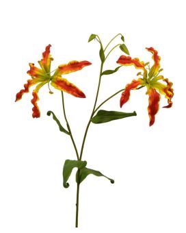 Gloriosa rama artificial deluxe 65 cm naranja