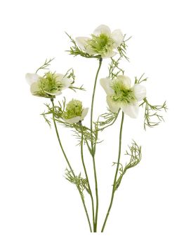 Nigella rama artificial 55 cm crema