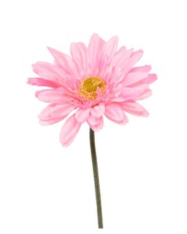 Flor de tallo artificial Gerbera 60 cm rosa