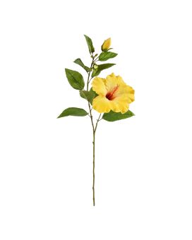 Hibisco rama 65cm - amarillo