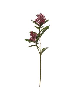 Skimmia Rama artificial 70cm Borgoña
