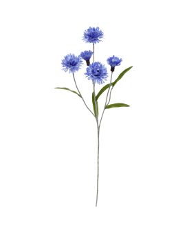 Aciano rama artificial 60cm azul