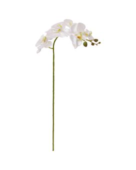 Phalaenopsis flor artificial 90cm blanco