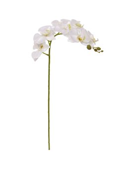 Phalaenopsis flor artificial 95cm blanco