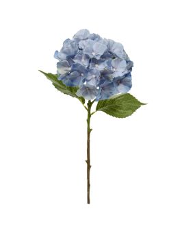 Hortensia flor artificial 50cm azul