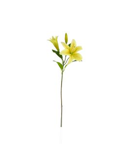 Lirio Casablanca Artificial 70cm Amarillo
