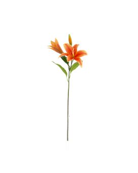 Lirio Casablanca Artificial 70cm Naranja