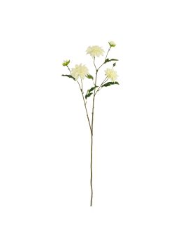 Rama de Dahlia Artificial 78cm Crema