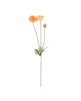 Rama de Amapola 76cm Durazno