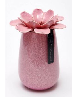 Jarrón Madelief porcelana 14x20cm rosa