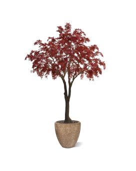 Árbol artificial Acer XL burdeos 300cm