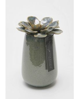 Jarrón Madelief porcelana 11x17cm azul