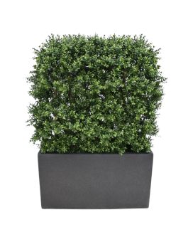 Seto artificial de boj deluxe 80x100cm - Resistente a los rayos UV
