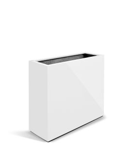 Argento Mobile Divider 80x30x68cm Shiny White
