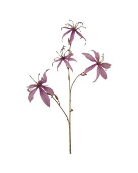 Gloriosa Flor artificial 80cm Lila